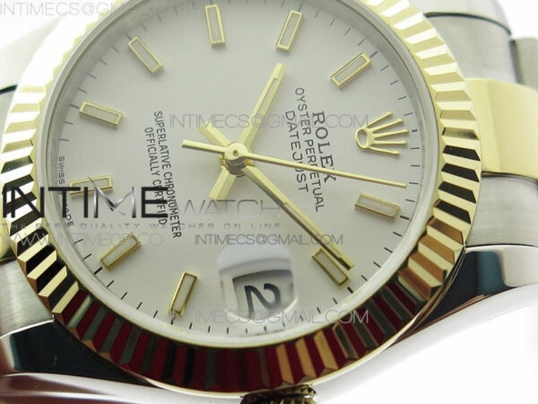 Datejust 31mm 278273 SS/YG BP Best Edition White Stick Markers Dial on SS/YG Oyster Bracelet - Image 3