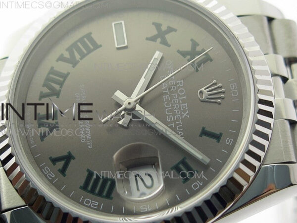 DateJust 36 SS 126234 BP 1:1 Best Edition Gray Dial on Jubilee Bracelet - Image 3