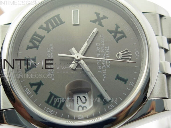 DateJust 36 SS 126200 BP 1:1 Best Edition Gray Dial on Jubilee Bracelet - Image 4