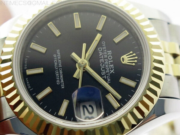 Datejust 28mm 279173 SS/YG BP Best Edition Black Sticks Markers Dial on SS/YG Jubilee Bracelet ETA2671 - Image 4
