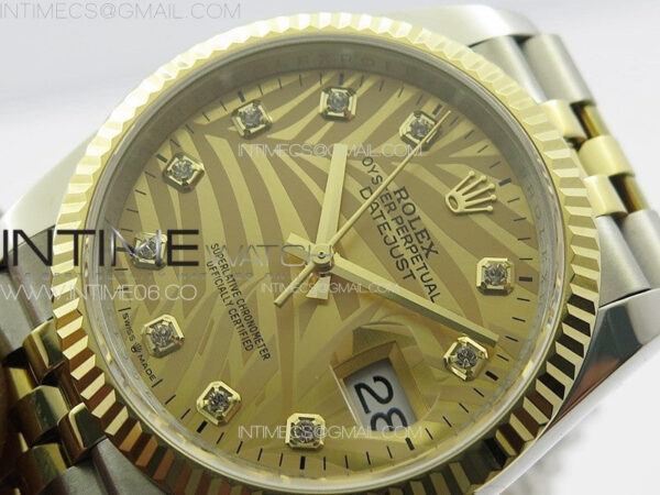 DateJust 36 SS/YG 126234 JDF 1:1 Best Edition New YG Dial on Jubilee SS/YG Bracelet - Image 5