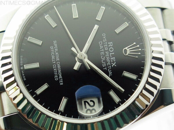 Datejust 31mm 278271 SS BP Best Edition Black Stick Markers Dial on Jubilee Bracelet - Image 4