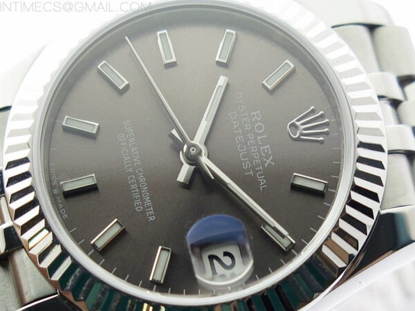 Datejust 31mm 278271 SS BP Best Edition Gray Sticks Markers Dial on Jubilee Bracelet - Image 3