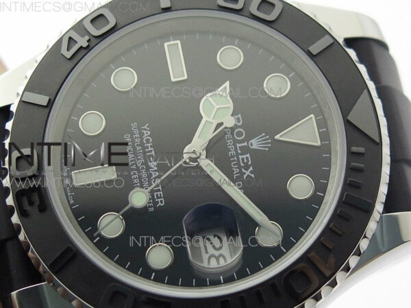 Yacht-Master 42mm 226659 3EF 1:1 Best Edition 3D Black Ceramic Bezel on Black Rubber Strap VS3235 - Image 4