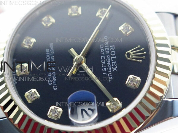 Datejust 31mm 278273 SS/YG BP Best Edition Black Diamond Markers Dial on SS/YG Jubilee Bracelet - Image 4