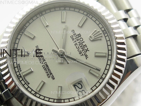 DateJust 31mm 178271 SS APSF Best Edition White Dial Sticks Markers on Jubilee Bracelet A2824 - Image 4
