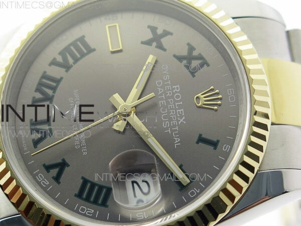 DateJust 36 SS/YG 126233 JDF 1:1 Best Edition Gray Dial on Oyster Bracelet - Image 5