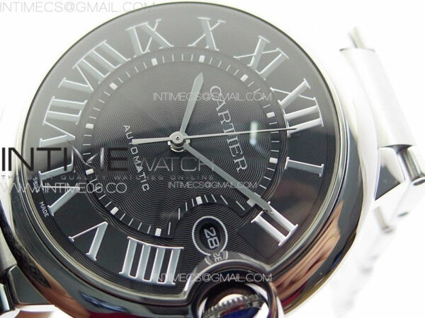 Ballon Bleu 42mm SS K3F 1:1 Best Edition Black Texture Dial on SS Bracelet A2824 - Image 4