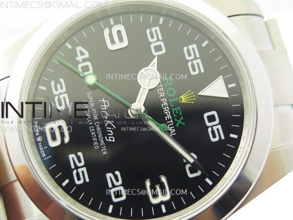 Air-King 126900 40mm 904L SS GMF 1:1 Best Edition Black Dial on 904L SS Bracelet - Image 4
