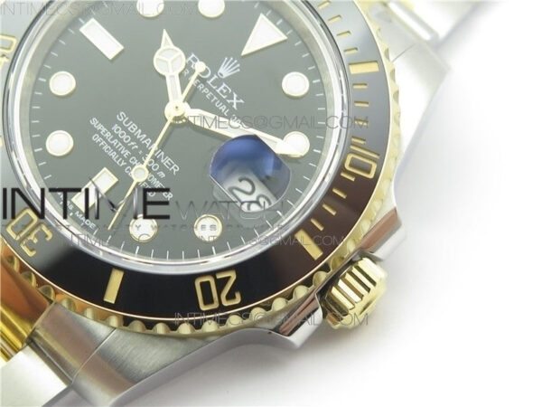 Yacht-Master 42mm 226659 316L BP 1:1 Best Edition 3D Black Ceramic Bezel on Black Rubber Strap SA3235 - Image 4