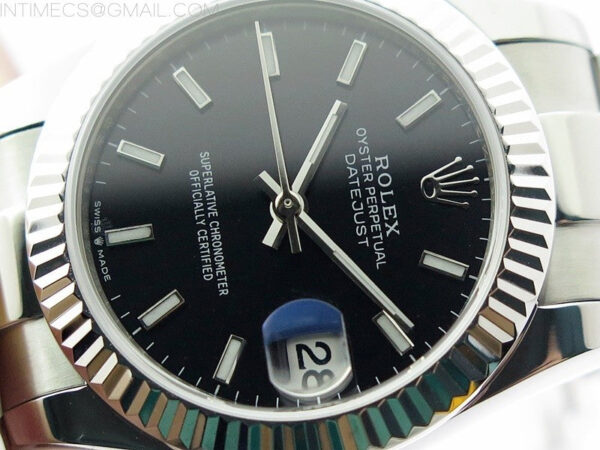 Datejust 31mm 278273 SS BP Best Edition Black Stick Markers Dial on Oyster Bracelet - Image 4