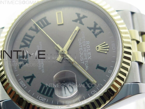 DateJust 36 SS/YG 126233 JDF 1:1 Best Edition Gray Dial on Jubilee Bracelet - Image 4