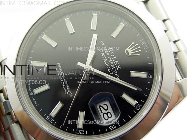 DateJust 41 126300 904L SS VSF 1:1 Best Edition Black Dial on Jubilee Bracelet VS3235 - Image 4