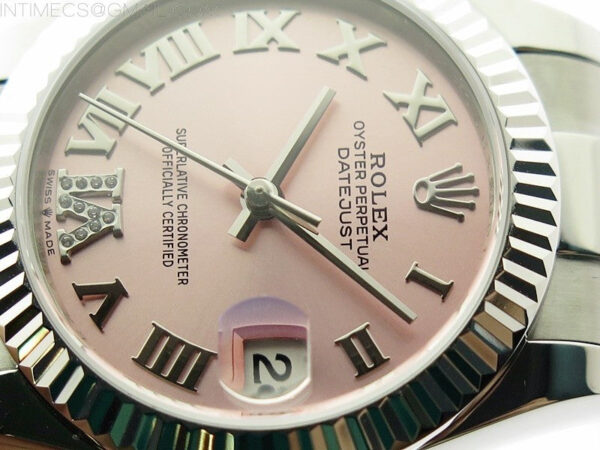 Datejust 31mm 278273 SS BP Best Edition Pink Roman Markers Dial on Oyster Bracelet - Image 5