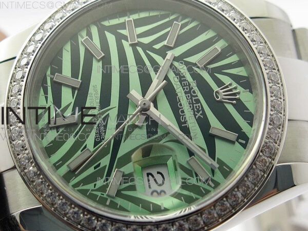 DateJust 36 SS 126234 BP 1:1 Best Edition New Green Dial on Oyster Bracelet - Image 4