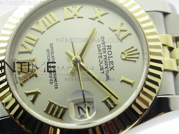 Datejust 31mm 278273 SS/YG BP Best Edition Silver Roman Markers Dial on SS/YG Jubilee Bracelet - Image 4