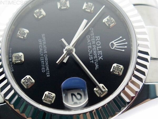 Datejust 31mm 278273 SS BP Best Edition Black Crystal Markers Dial on Oyster Bracelet - Image 2