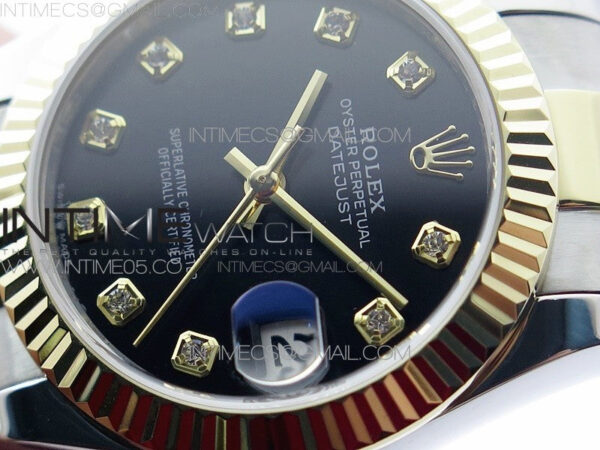 Datejust 31mm 278273 SS/YG BP Best Edition Black Diamonds Markers Dial on SS/YG Oyster Bracelet - Image 4