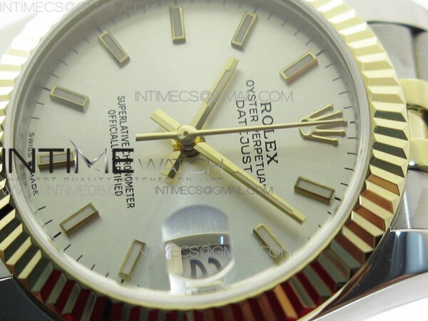 Datejust 31mm 278273 SS/YG BP Best Edition Silver Stick Markers Dial on SS/YG Jubilee Bracelet - Image 4