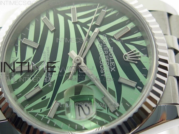 DateJust 36 SS 126234 BP 1:1 Best Edition New Green Dial on Jubilee Bracelet - Image 4