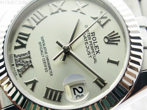 Datejust 31mm 278271 SS BP Best Edition Silver Roman Markers @6 Crystal Dial on Jubilee Bracelet - Image 5
