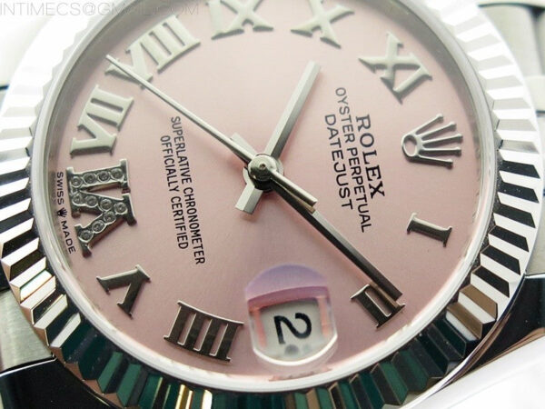Datejust 31mm 278271 SS BP Best Edition Pink Roman Markers Dial on Jubilee Bracelet - Image 4