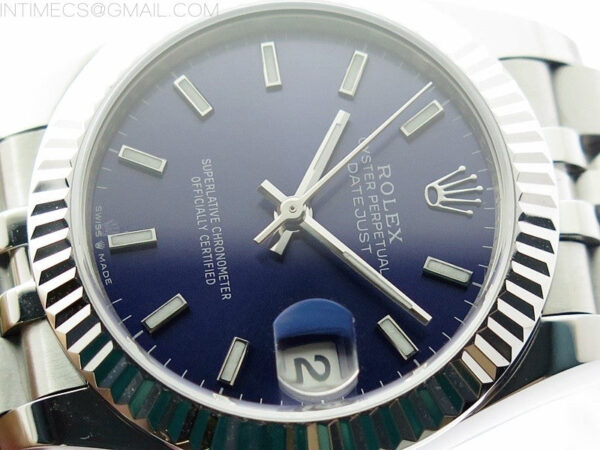 Datejust 31mm 278271 SS BP Best Edition Blue Stick Markers Dial on Jubilee Bracelet - Image 5