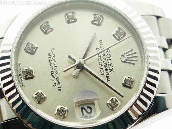 Datejust 31mm 278271 SS BP Best Edition Silver Crystal Markers Dial on Jubilee Bracelet - Image 3