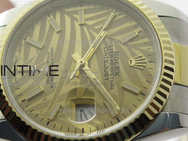 DateJust 36 SS/YG 126233 JDF 1:1 Best Edition New YG Dial on Oyster Bracelet - Image 4