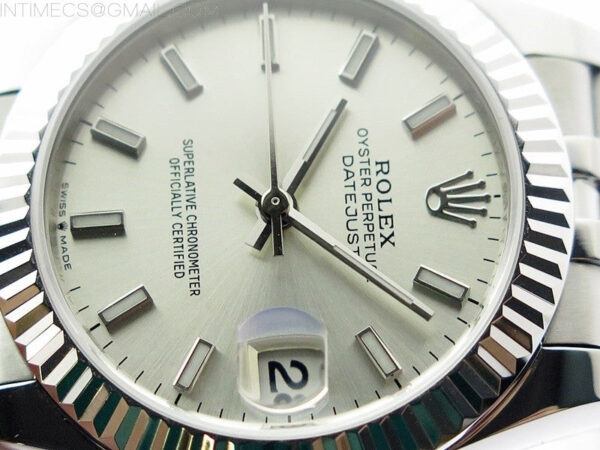 Datejust 31mm 278271 SS BP Best Edition Silver Stick Markers Dial on Jubilee Bracelet - Image 4