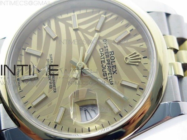 DateJust 36 SS/YG 126203 JDF 1:1 Best Edition New YG Dial on Jubilee Bracelet - Image 4