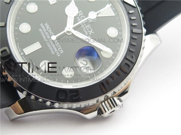 Yacht-Master 226659 42mm BP Maker Best Edition Black Ceramic Bezel on Oysterflex Rubber Strap A2824 - Image 4