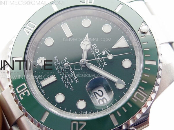 Submariner 116610LV 904L SS Case Best Edition Green Dial On 904L Bracelet ZZF V3 - Image 4
