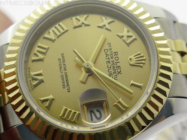 Datejust 28mm 279173 SS/YG BP Best Edition YG Roman Markers Dial on SS/YG Jubilee Bracelet ETA2671 - Image 4