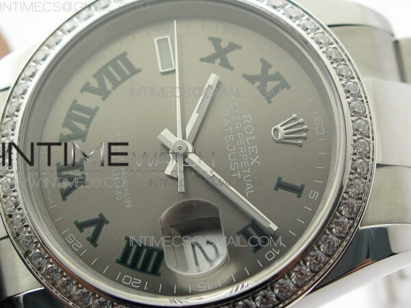 DateJust 36 SS 126234 BP 1:1 Best Edition Gray Dial on Oyster Bracelet - Image 4
