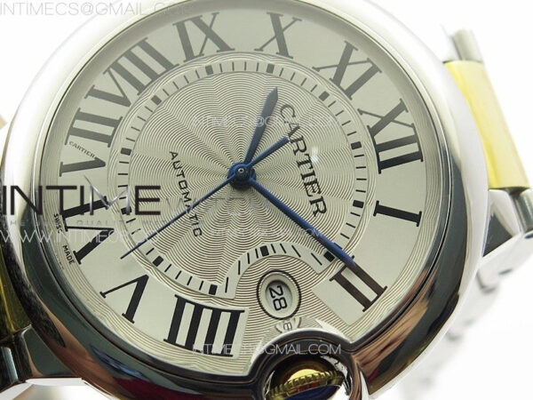 Ballon Bleu 42mm SS/YG K3F 1:1 Best Edition White Texture Dial on SS Bracelet A2824 - Image 4