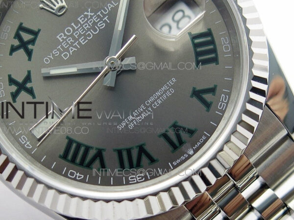 DateJust 36 SS 126234 BP 1:1 Best Edition Gray Dial on Jubilee Bracelet - Image 5