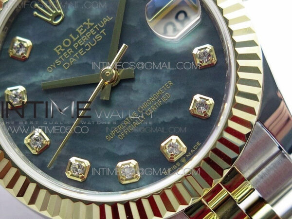 Datejust 31mm 278273 SS/YG BP Best Edition Gray MOP Diamond Markers Dial on SS/YG Jubilee Bracelet - Image 5