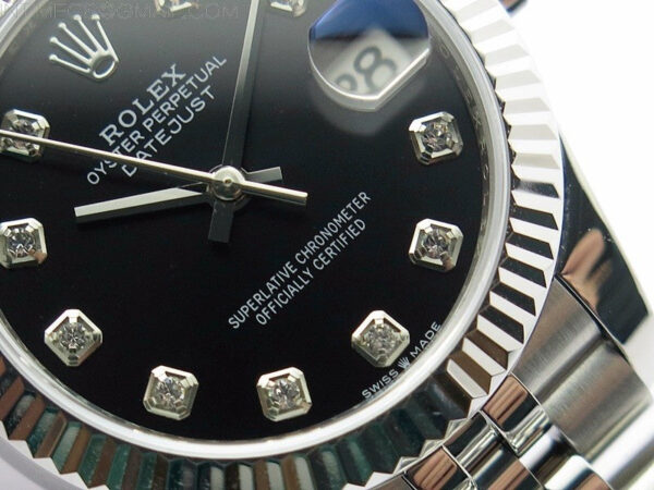 Datejust 31mm 278271 SS BP Best Edition Black Crystal Markers Dial on Jubilee Bracelet - Image 5