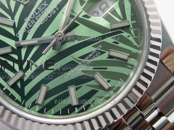 DateJust 36 SS 126234 BP 1:1 Best Edition New Green Dial on Jubilee Bracelet - Image 6
