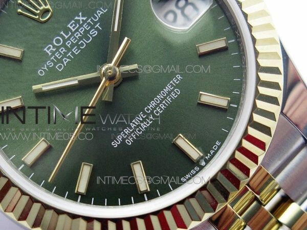 Datejust 31mm 278273 SS/YG BP Best Edition Gray Stick Markers Dial on SS/YG Jubilee Bracelet - Image 5