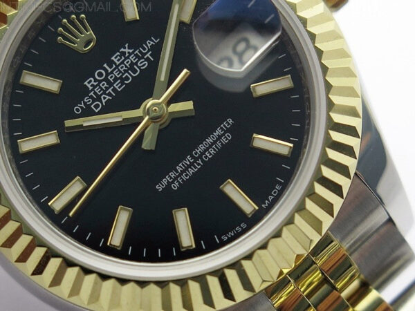 Datejust 28mm 279173 SS/YG BP Best Edition Black Sticks Markers Dial on SS/YG Jubilee Bracelet ETA2671 - Image 5
