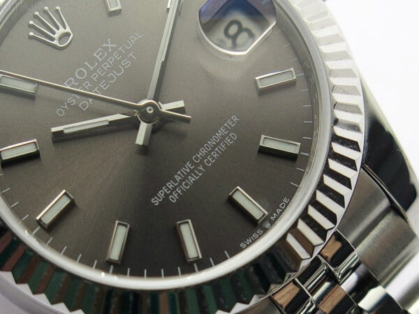 Datejust 31mm 278271 SS BP Best Edition Gray Sticks Markers Dial on Jubilee Bracelet - Image 4