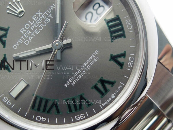 DateJust 36 SS 126200 BP 1:1 Best Edition Gray Dial on Oyster Bracelet - Image 5