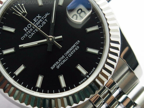 Datejust 31mm 278271 SS BP Best Edition Black Stick Markers Dial on Jubilee Bracelet - Image 5