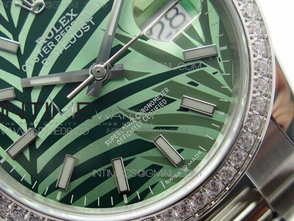 DateJust 36 SS 126234 BP 1:1 Best Edition New Green Dial on Oyster Bracelet - Image 6