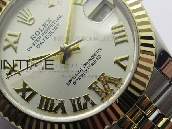 Datejust 31mm 278273 SS/YG BP Best Edition Silver Roman Markers Dial on SS/YG Jubilee Bracelet - Image 6