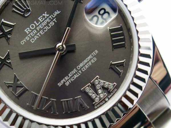 Datejust 31mm 278273 SS BP Best Edition Gray Roman Markers Dial on Oyster Bracelet - Image 5