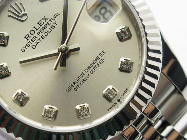 Datejust 31mm 278271 SS BP Best Edition Silver Crystal Markers Dial on Jubilee Bracelet - Image 5