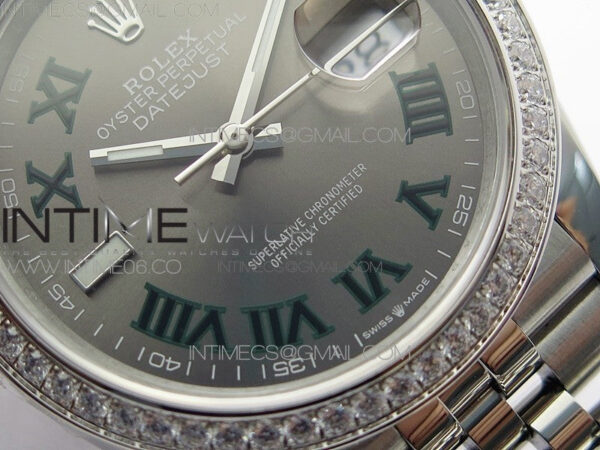 DateJust 36 SS 126284 BP 1:1 Best Edition New Blue Dial on Jubilee Bracelet - Image 4